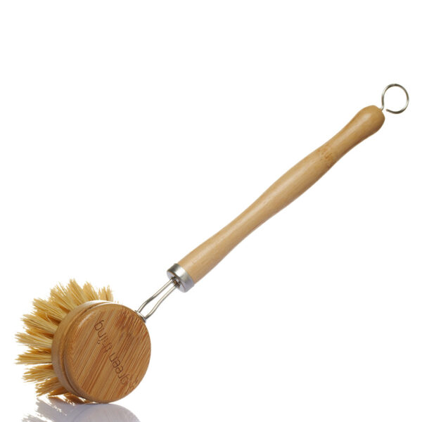 Bamboo dish brush