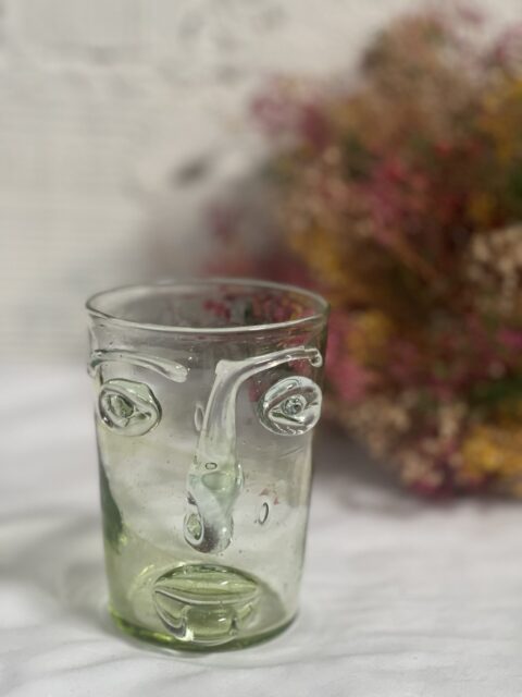 Face Card Tumbler - clear